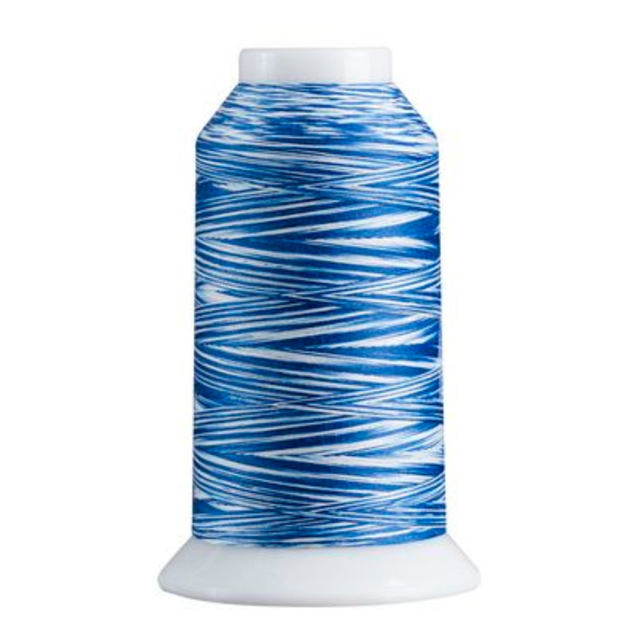Superior Spirit Polyester Thread 803-variegated Blue-White 40wt/3ply