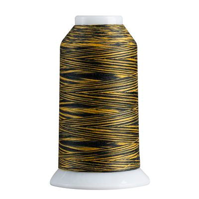 Superior Spirit Polyester Thread 816-variegated Black-Gold 40wt/3ply
