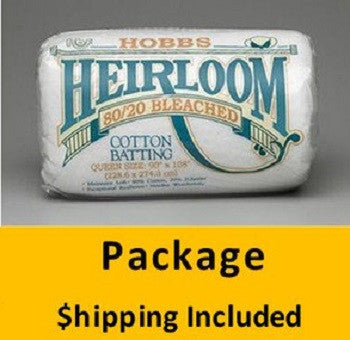 BHL90 Hobbs Heirloom 80/20 Bleached (Package, Queen 90 in x 108 in) shipping included*