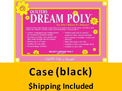 BLSAM Dream Black Poly Select Batting (Case, Sampler) shipping included*