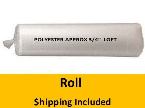 BY1296 Hobbs Polyester Batting by the Roll (Queen 96 in. x 18 yds) shipping included*