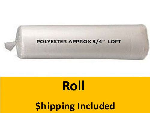 BY1696 Hobbs Polyester Batting by the Roll (Queen  96 in x 13 yds) shipping included*