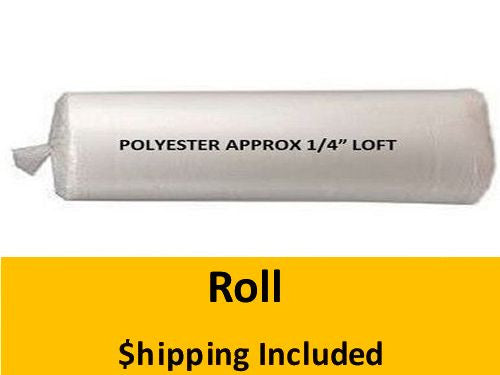 BY2096 Hobbs Polyester Batting by the Roll (Queen 96 in x 10 yds) shipping included*