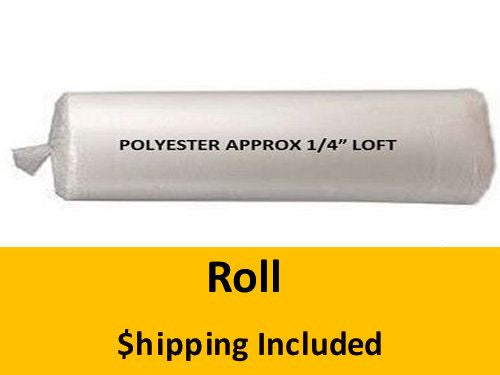 BY348 Hobbs Polyester Batting batting by the Roll (48 in x 60 yds) shipping included*