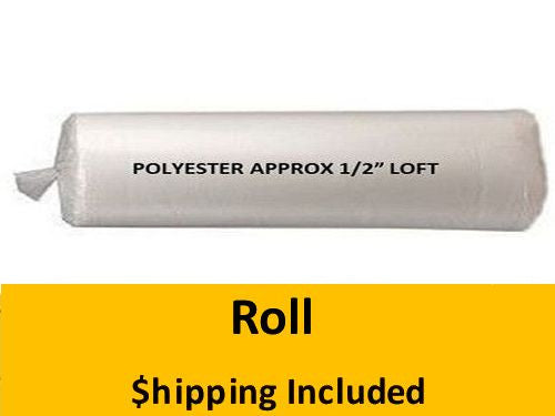 BY996  Hobbs Polyester  Batting by the Roll (Queen  96 in x 25 yds) shipping included*