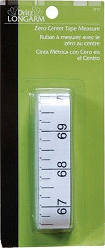 Dritz 144" Zero Center Tape Measure- Shipping Included!
