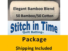 EBB120 Elegant Bamboo Blend 50/50 Batting (Package, King 120 in. x 120 in.) shipping included*