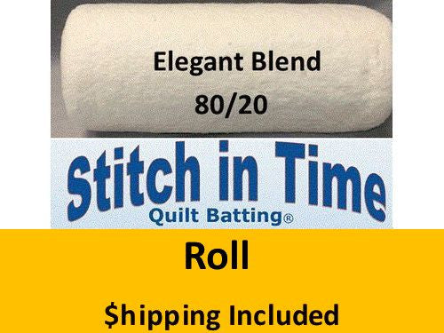 ENBY120 Elegant Blend 80/20 Batting (Roll, King 120 in x 30 yds) shipping included*