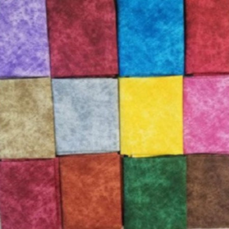 Grunge Paint Fat Quarter Bundle 12 pieces - Shipping Included*