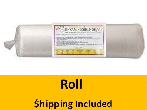 FUSEBLT60 Dream Fusible 80/20 Batting (Bolt(2), Throw 60 in x 15 yds) shipping included*
