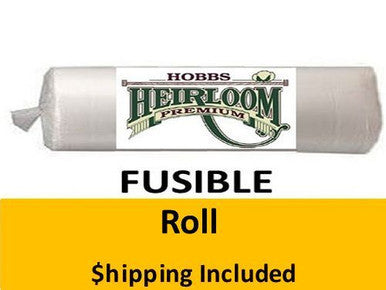 HFBY96 Hobbs Heirloom 80/20 Fusible (Roll, Queen 96 in x 30 yds) shipping included*