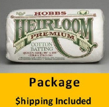 HL120 Hobbs Heirloom 80/20 Cotton Blend (Package, King 120 in x 120 in) shipping included*