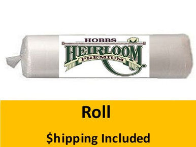 Hobbs Heirloom Premium 80/20 Cotton Blend Roll King 120 in x 30 yds