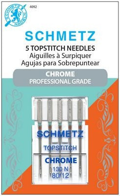 Schmetz Chrome Topstitch Needles 80/12