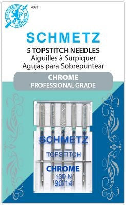 Schmetz Chrome Topstitch Needles(5) 90/14