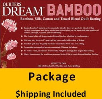 OTWPK Dream Bamboo Batting (Package, Twin 93 in x 72 in) shipping included*