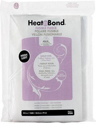 Heat N Bond Fusible Fleece 22&quot; x 1 yd. Shipping Included