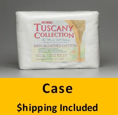 TB60C Hobbs Tuscany Bleached Cotton (Case(24), Throw 60 in. x 60 in.) shipping included*