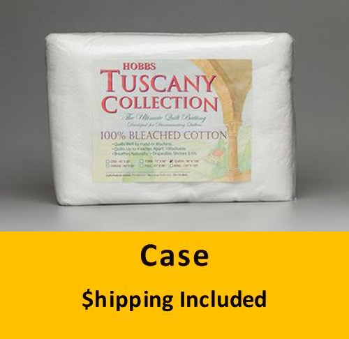TB96C Hobbs Tuscany Bleached Cotton (Case(12), Queen 96 in. x 108 in.) shipping included*