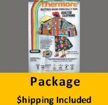 TM90 Hobbs Polyester Thermore Batting (Package, Queen 90 in. x 108 in.) shipping included*