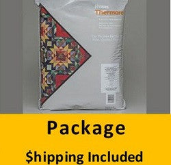 TM90 Hobbs Polyester Thermore Batting (Package, Queen 90 in. x 108 in.) shipping included*