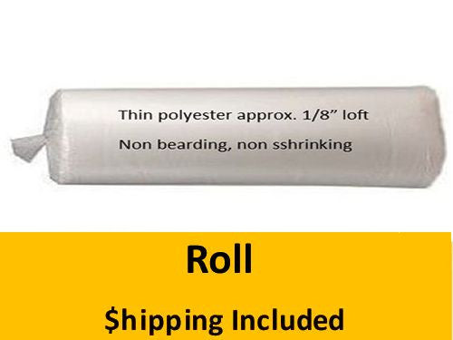 TMBY45 Hobbs Polyester Thermore Batting by the Roll ( 45 in. x 25 yds.) shipping included*