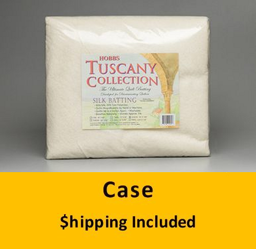 TS120C Hobbs Tuscany Silk Batting (Case(6), King 120in x 120in in.) shipping include