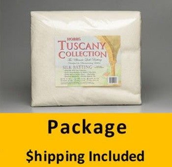 TS120 Hobbs Tuscany Silk Batting (Package, King 120in x 120in ) shipping included*