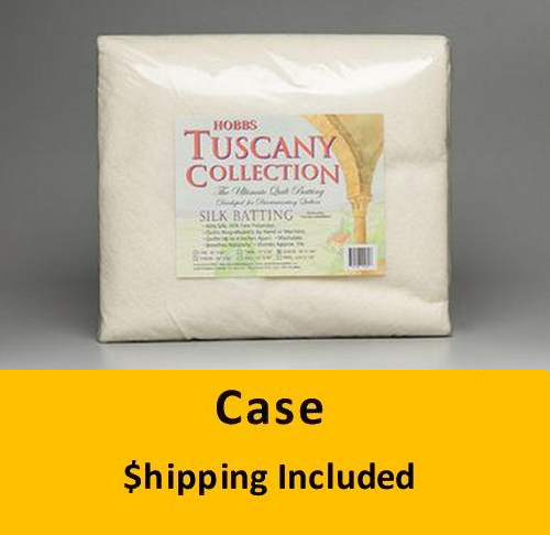 TS96C Hobbs Tuscany Silk Batting (Case( 8), Queen 96 in. x 108 in.) shipping included*