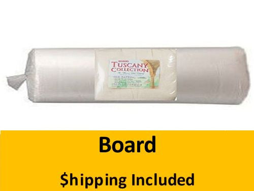 TSBRD Hobbs Tuscany Silk Batting (Board, 96 in x 15 yds) shipping included*