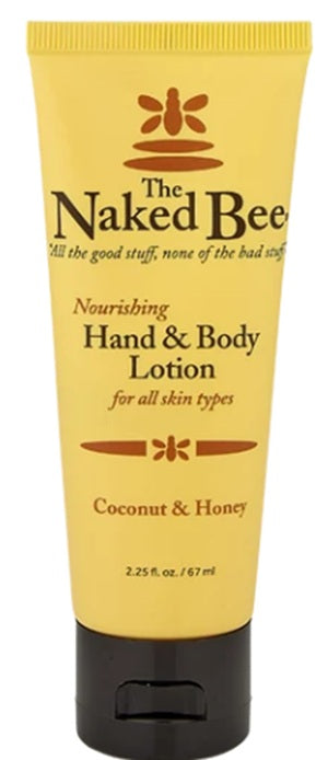 Naked Bee Coconut &  Honey Hand and Body Lotion 2.25oz shipping included*