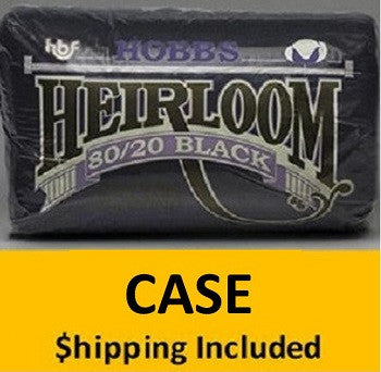DKHL120C Hobbs Heirloom 80/20 Black (Case(4), King 120 in x 120 in) shipping included*