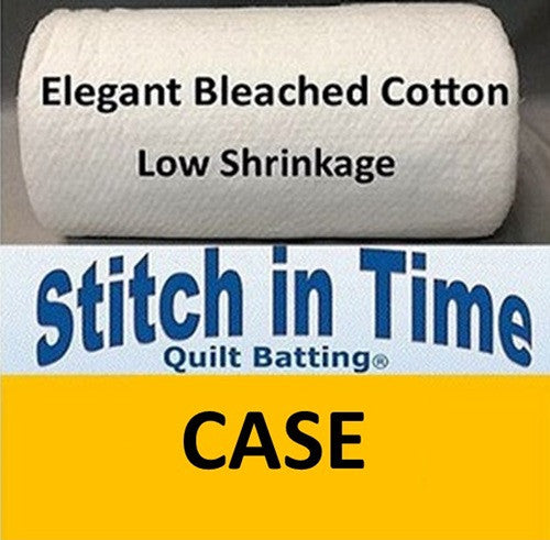 EBC72C Elegant Bleached Cotton Batting (Case(6), Twin 72 in x 90 in) shipping included*