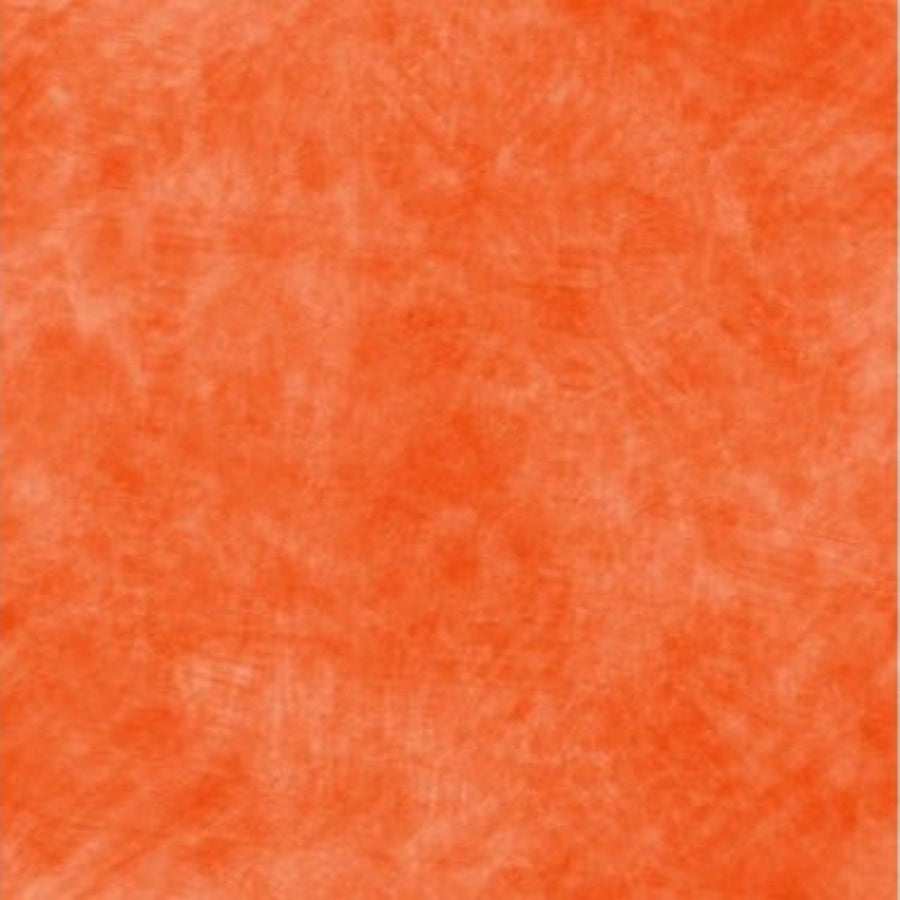 Grunge Paint Orange Cotton Fabric 44 in.  - shipping included!