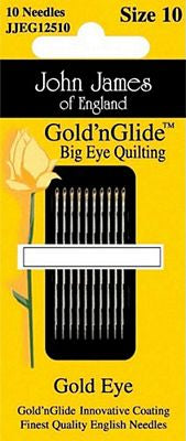 John James Golden Glide Big Eye Quilting #10 - Shipping Included*