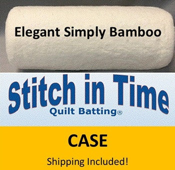 SB96C Simply Bamboo Batting (Case(4) Queen 96 in x 108 in) shipping included*