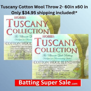 Hobbs Tuscany Cotton Wool Blend  2 Throws 60" x 60"