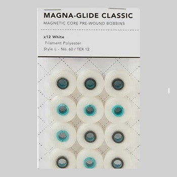 Fil-Tec Magna Glide Classic - L Bobbins - White12) - 135 yds - shipping included